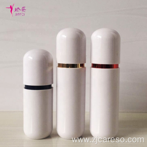 Round Shape Cosmetic Airless Pump Bottle Vacuum Bottle